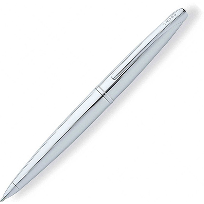 Ручка шариковая автоматическая "Cross Atx", 0.7 мм, серебристый, стерж. черный
