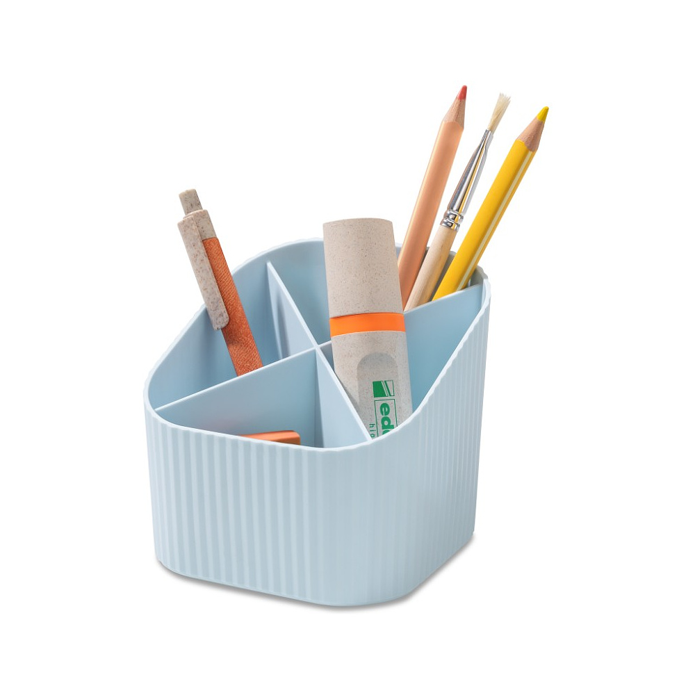 Подставка для канцелярских мелочей Han "Re-X-Loop", пастельный синий  - 2