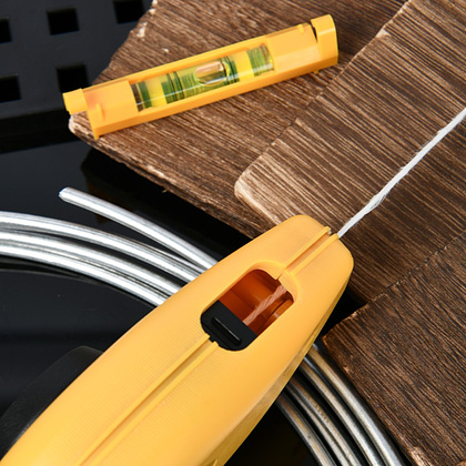 Шнур разметочный Deli YS EDL25, 30 м, мел, уровень - 6