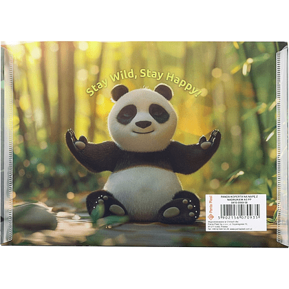 Папка-конверт на кнопке "Panda", A5, разноцветный - 2
