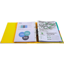 Папка-регистратор "Exacompta", A4, 50 мм, ПВХ, желтый