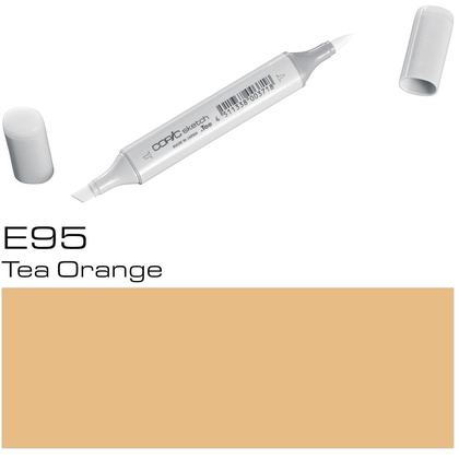 Маркер перманентный "Copic Sketch", E-95 чайный апельсин