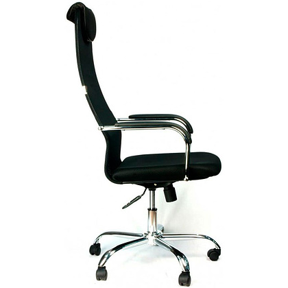 Кресло для руководителя "EVERPROF EP-708", ткань, металл, черный - 3