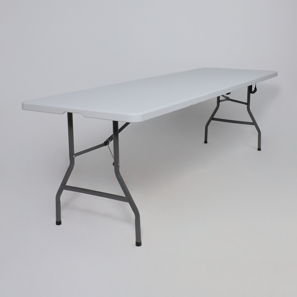 Стол складной Table AKS тип 1, 2400х760х740 мм, пластик, белый - 6