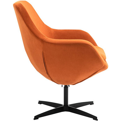 Кресло мягкое EVERPROF Rocky, ткань, оранжевый, металл - 3