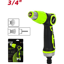 Пистолет-распылитель Deli GS EDL8072, 3 функции, быстросъем, бескурковый, черный, зеленый