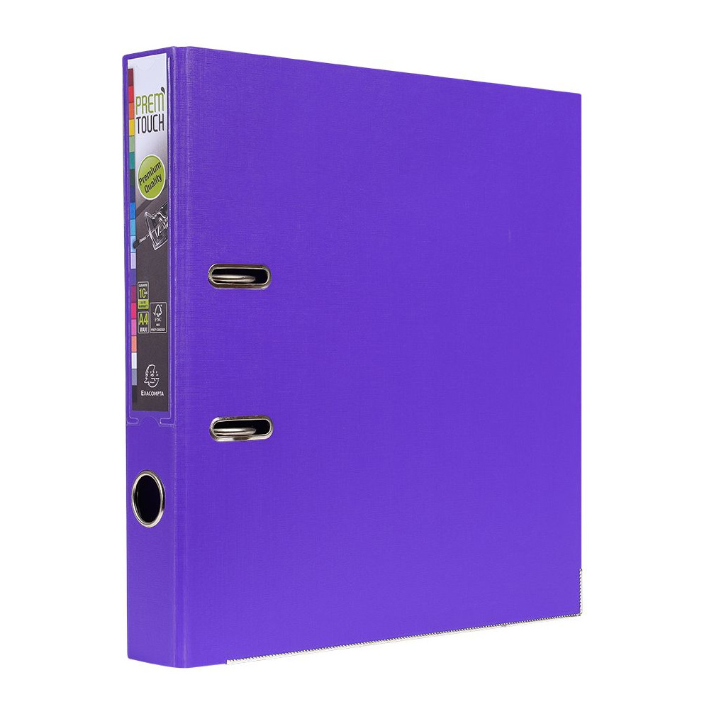 Папка-регистратор "Exacompta", A4, 50 мм, ПВХ, фиолетовый