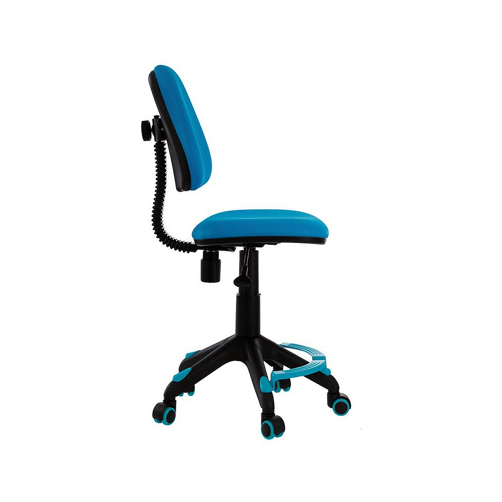 Кресло для детей Бюрократ "KD-4-F", ткань, пластик, голубой - 5