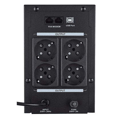 ИБП Kiper Power C1500 USB (1500VA/900W) - 4