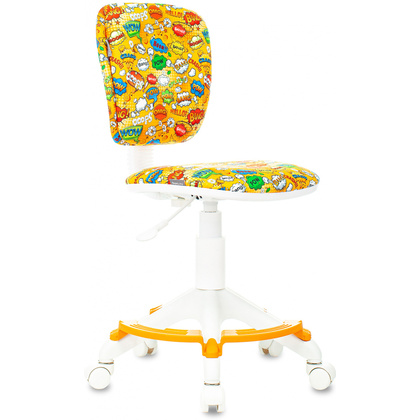 Кресло детское "Бюрократ CH-W204/F", пластик, оранжевый бэнг