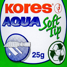 Корректор "Kores aqua soft tip", жидкость, 25 мл