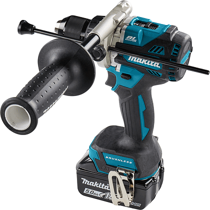 Дрель-шуруповерт аккумуляторная MAKITA DHP486RTJ, 18 В, 130 Нм, 5.0Ачx2, MakPac - 5