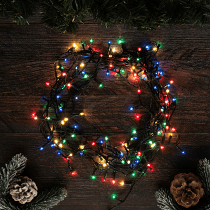 Гирлянда электрическая LED "Нить", 7 м, мультиколор - 5