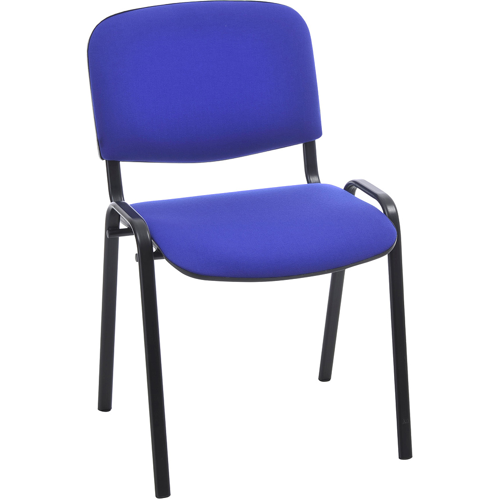 Стул офисный "Iso Black", ткань, металл, синий