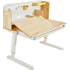Стол Ergosmart регулируемый Galleon, 1200х700х(520-760) мм, гевея, с книжной полкой