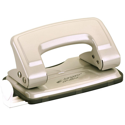 Дырокол "DP-480 G", 12 листов, серый