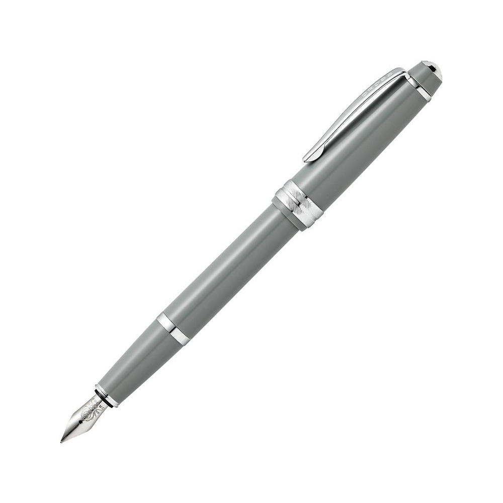 Ручка перьевая "Cross Bailey Light", M, серый, патрон черный - 2