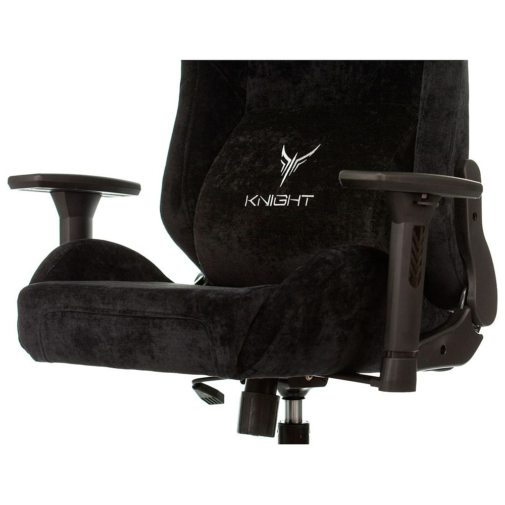 Кресло игровое Бюрократ Knight N1 Fabric, ткань, черный - 11