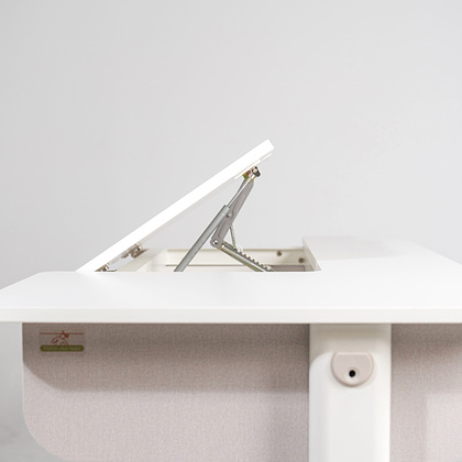 Комплект Ergosmart ученический Caravel S: стол регулируемый Caravel S, полка с подставкой для книг Wooden space S - 7