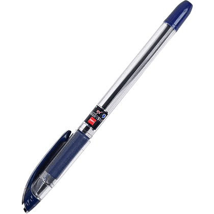 Ручка шариковая "Maxriter", 0.7 мм, прозрачный, стерж. синий