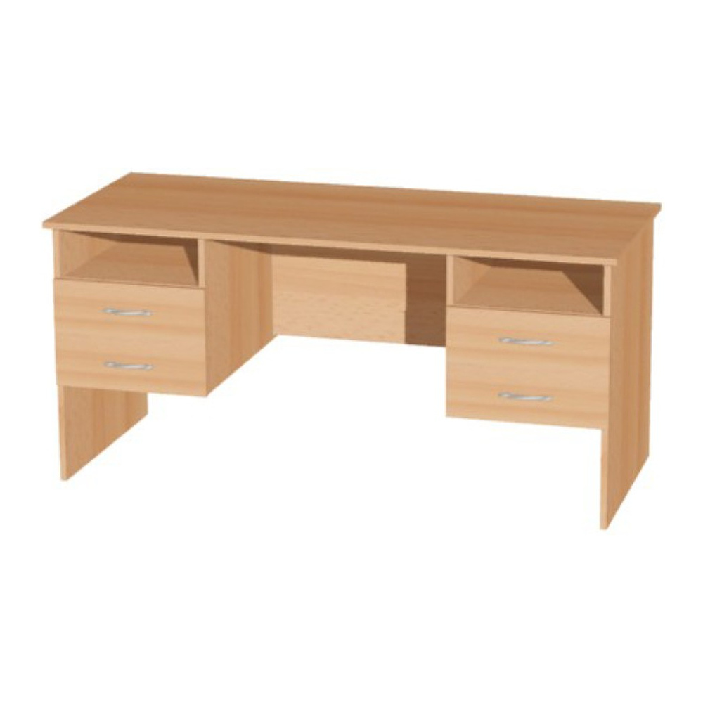 Коллекция Макси стол письменный М22, 1580х680х750 мм, бук