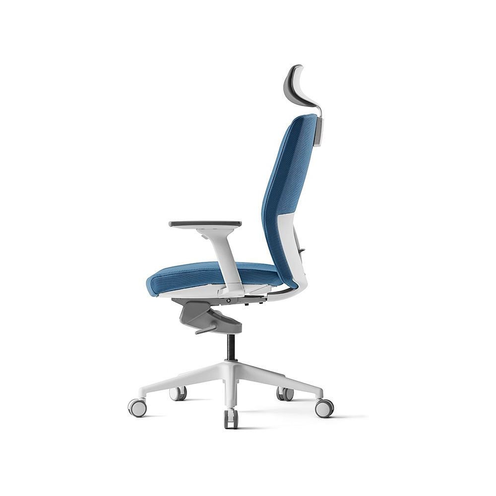Кресло для руководителя BESTUHL "J2", ткань, пластик, голубой  - 3