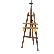 Мольберт лира "Малевичъ. Комфорт", сосна, коричневый