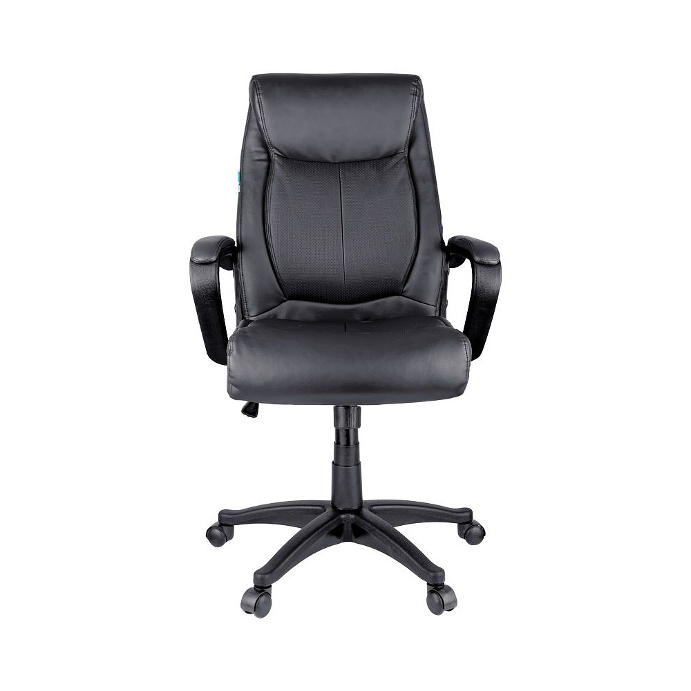 Кресло для руководителя Helmi "HL-E02 Income", экокожа, пластик, черный - 2