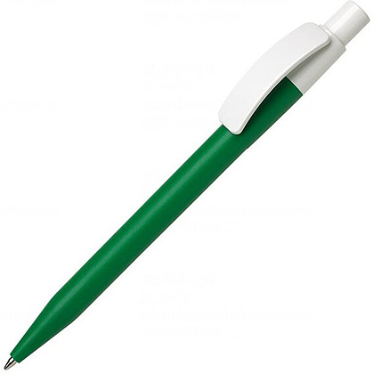 Ручка шариковая автоматическая "PX40-MATT CB", 1.0 мм, зеленый, белый, стерж. синий