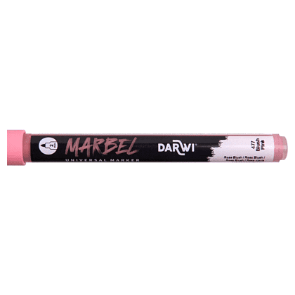 Маркер акриловый "Darwi.Marbel" 477, пудровый розовый - 3