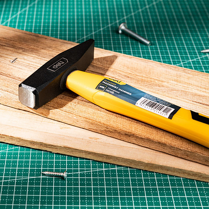 Молоток слесарный Deli YS EDL442003, 0,3 кг, фибергласовая рукоятка - 8