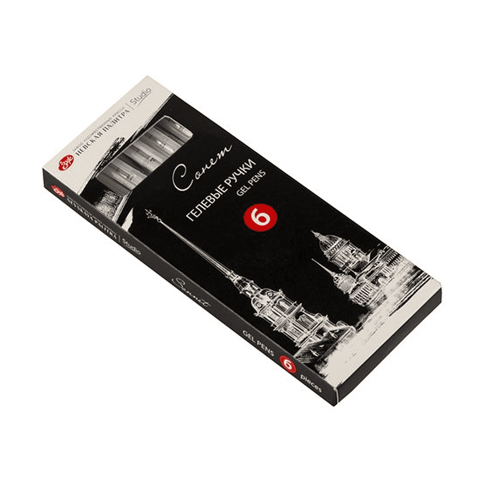 Ручка гелевая "Сонет", 1 мм, белая - 4