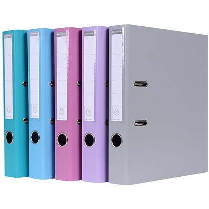 Папка-регистратор "Exacompta", A4, 50 мм, ПВХ, бирюзовый - 3