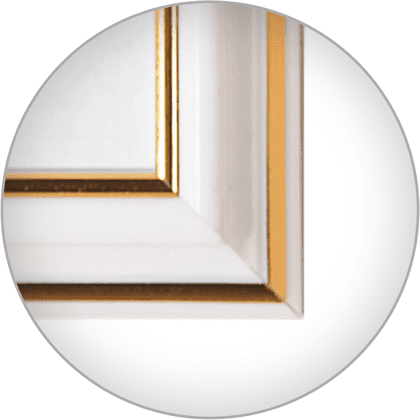 Фоторамка "П3-300 Zebra", 10х15 см, пластик, с ножкой, белый - 4