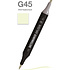 Маркер перманентный двусторонний "Sketchmarker Brush", G45 фисташковый
