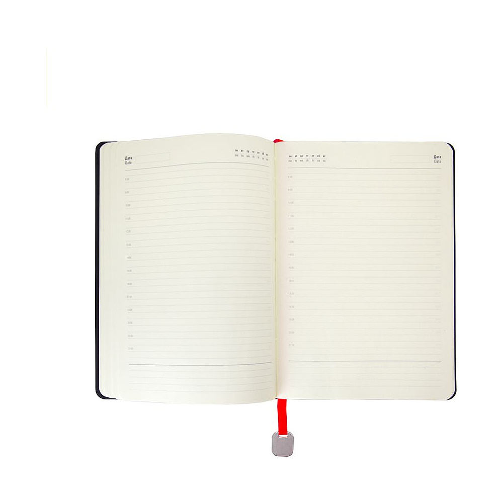 Ежедневник недатированный "Boomer", А5, 272 страницы, красный - 7