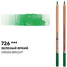 Карандаш акварельный "Белые ночи", 726, зеленый яркий