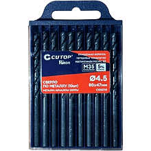 Сверло по металлу CUTOP Profi C05010, 4.5х80 мм, 10 штук