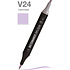 Маркер перманентный двусторонний "Sketchmarker Brush", V24 сиреневый