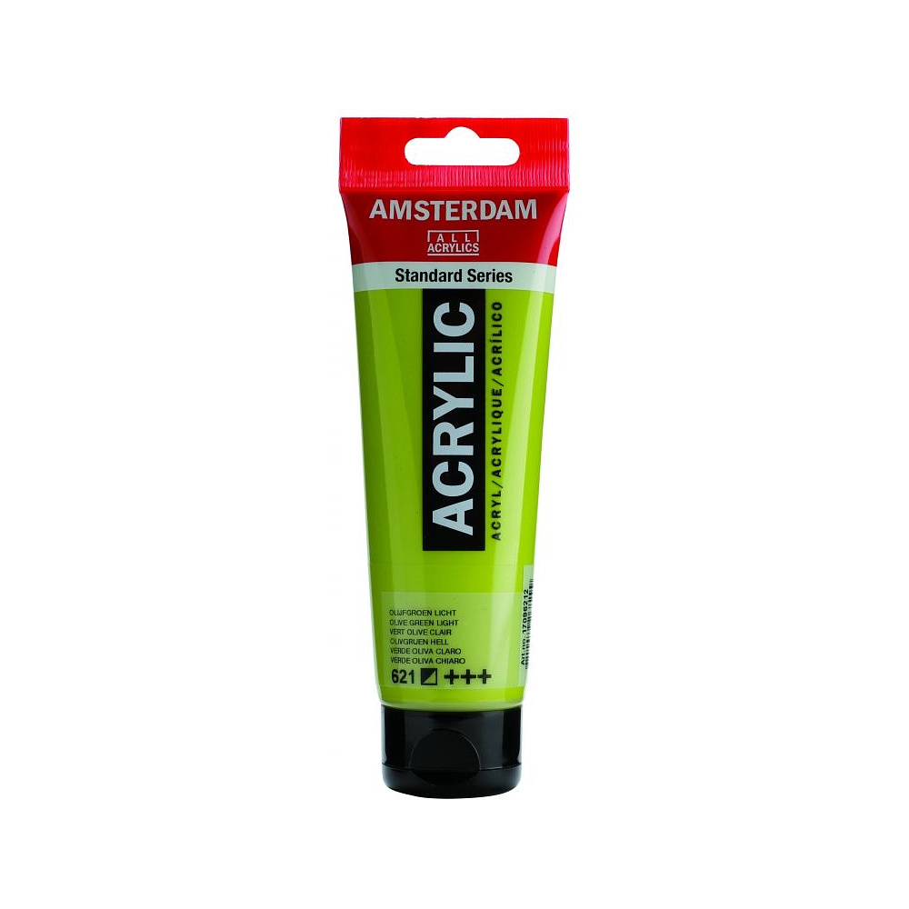 Краски акриловые "Amsterdam", 621 оливковый светлый, 120 мл, туба