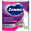 Полотенца бумажные Zemma Premium, 2 рулона, 2 слоя, декор - 2