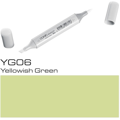 Маркер перманентный "Copic Sketch", YG-06 желтовато-зеленый