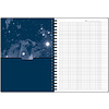 Тетрадь "Space Galaxy", А4, 120 листов, клетка, ассорти - 6