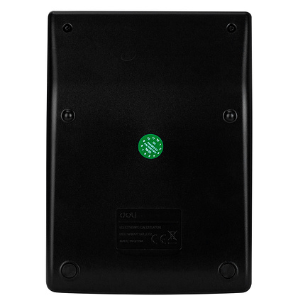 Калькулятор настольный Deli Core "1519A", 12-разрядный, черный - 4