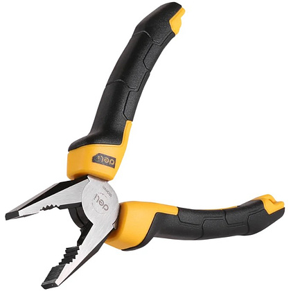 Плоскогубцы Deli YS EDL2007Z, 180 мм., желтый, черный - 9