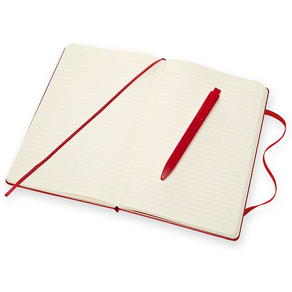 Набор подарочный: блокнот "Classic" А5, ручка шариковая автомат "Go", красный - 4