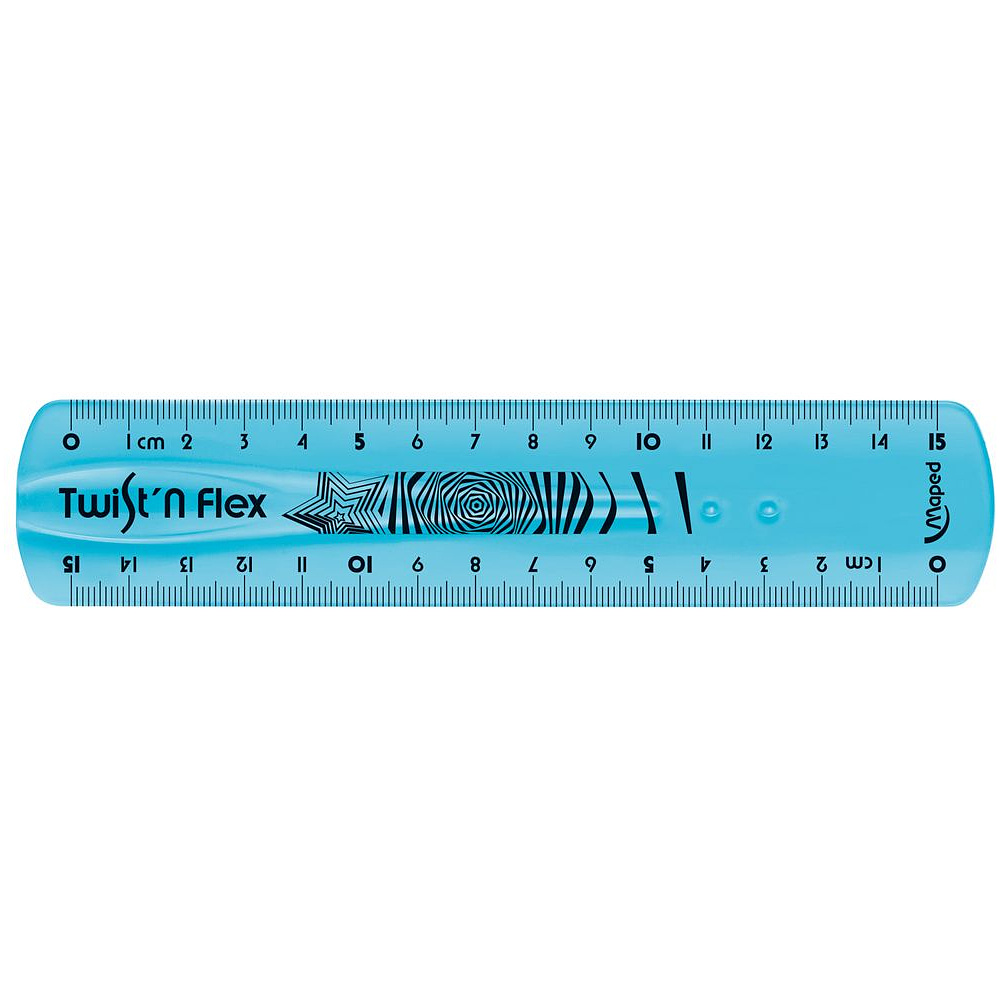 Набор ластик "Dessin Duo Gom" + линейка "Twist'n Flex", 15 см - 8