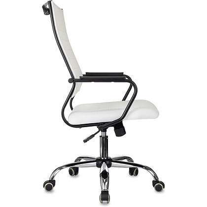 Кресло компьютерное Бюрократ CH BALANCE SL Line, экокожа, белый - 4