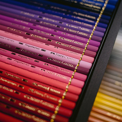 Цветные карандаши Faber-Castell "Polychromos", 120 шт., деревянный кейс - 4