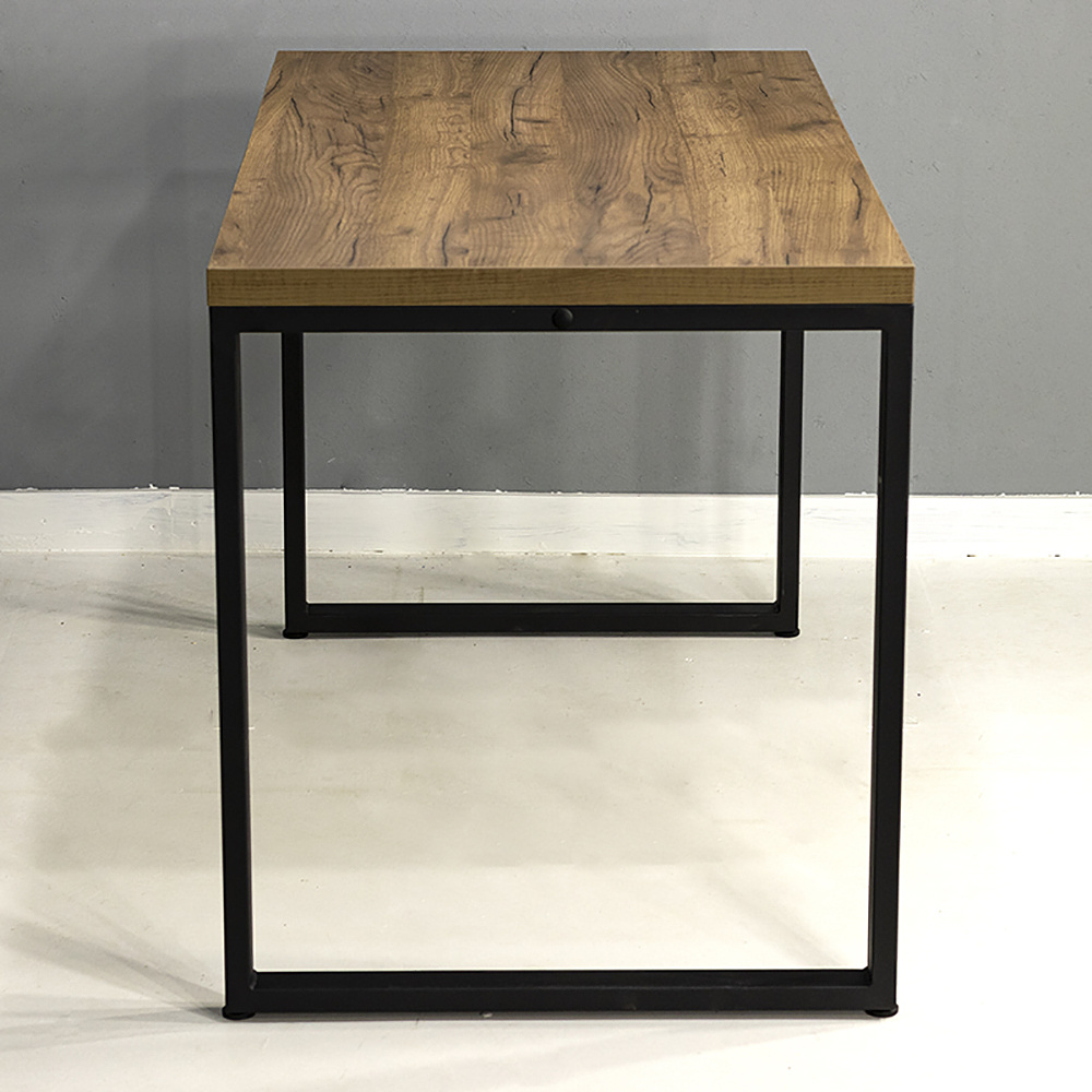 Стол письменный "Лофт Каир", 1300х650х740 мм, черный, табачный крафт - 4